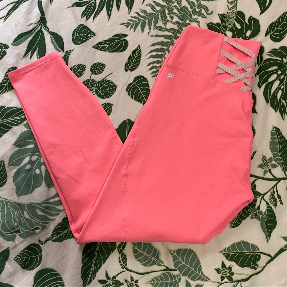 Fabletics high waisted leggings: The Boost 7/8